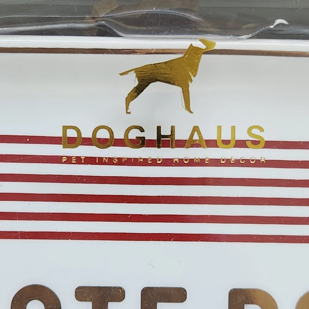 DOGHAUS Vote Dog Set of 3 Catch-All Trays Trinket Jewelry Keys Red White Blue